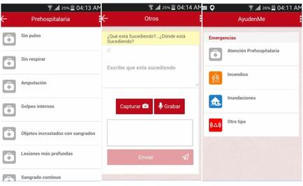 AyudenMe, app para reportar emergencias