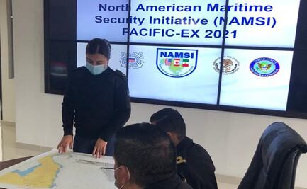Participa Semar en ejercicio virtual para Protección Marítima de Norteamérica 