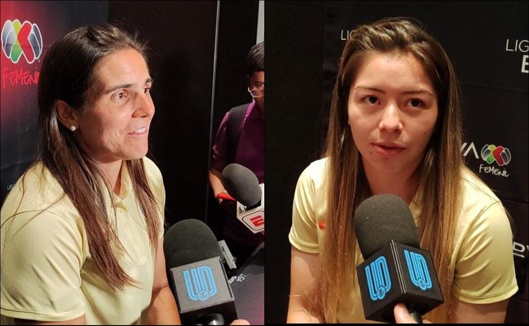 Katty Martínez y Andrea Pereira desean que América sea campeón en la rama varonil y femenil / Foto: Especiales