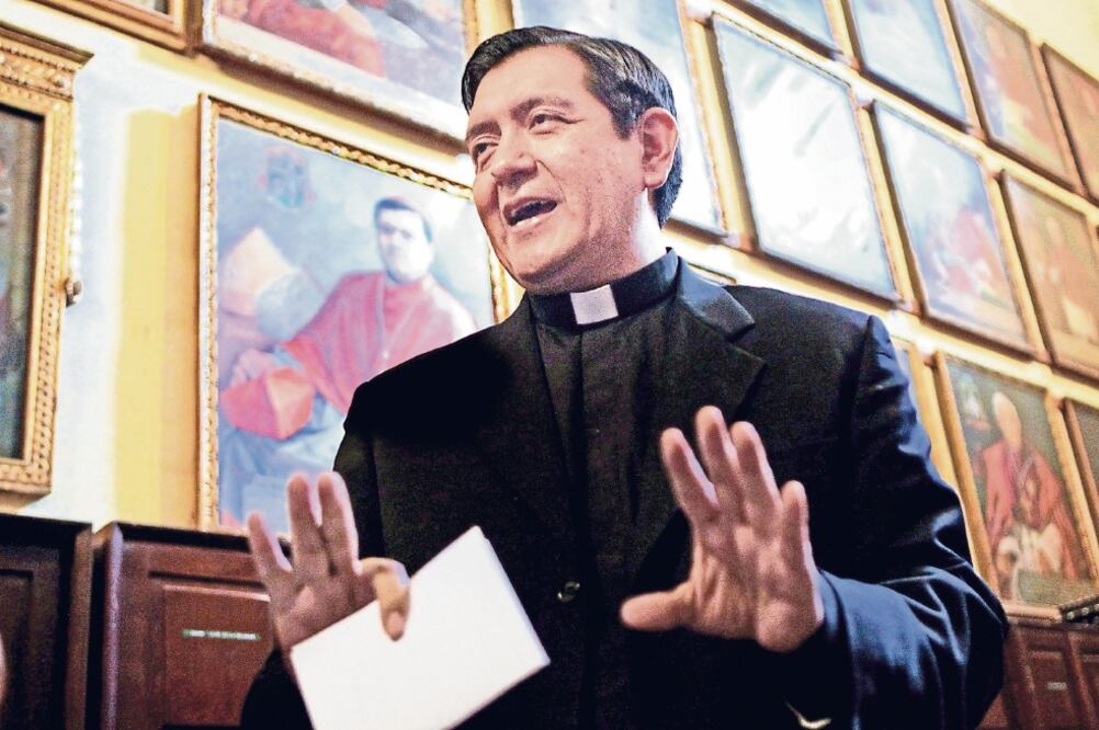 Hugo Valdemar Romero, vocero de la Arquidiócesis de México, confió en que el atentado a la CEM haya sido un hecho aislado, por lo que espera que no se repitan esta clase de actos (ARCHIVO EL UNIVERSAL)