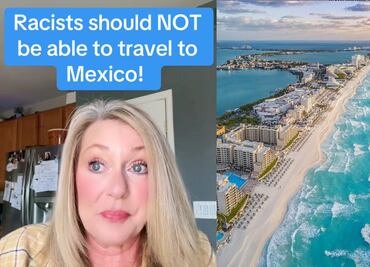 Estadounidense pide no viajar a México a los votantes de Trump; “no mereces ir a Cancún”
