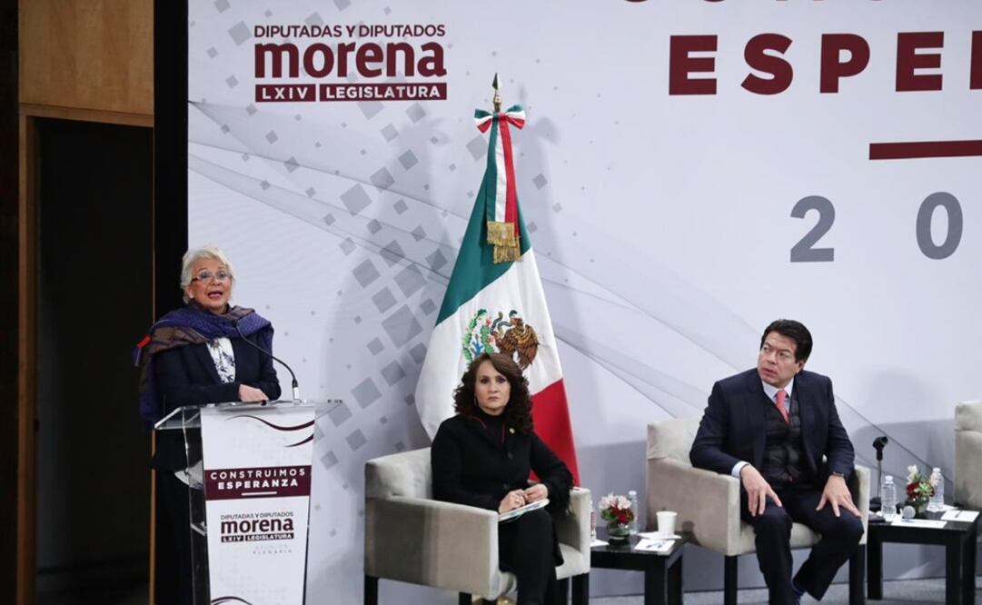 La titular de Segob, Olga Sánchez Cordero. Foto: Diego Simón/EL UNIVERSAL