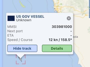 Marina explica presencia de embarcaciones de EU en Baja California; “están en zona de libre navegación internacional”