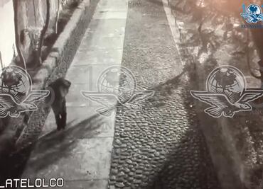 Captan momento en que hombre abandona maleta con cuerpo de Ingrid en Tlatelolco