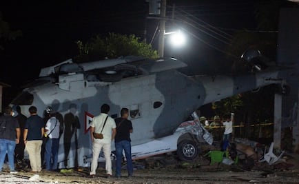 "Sólo se escuchó el ruido del fierro con la tierra", narra reportero en helicóptero de Navarrete