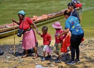 Avalancha migratoria en tapón del Darién