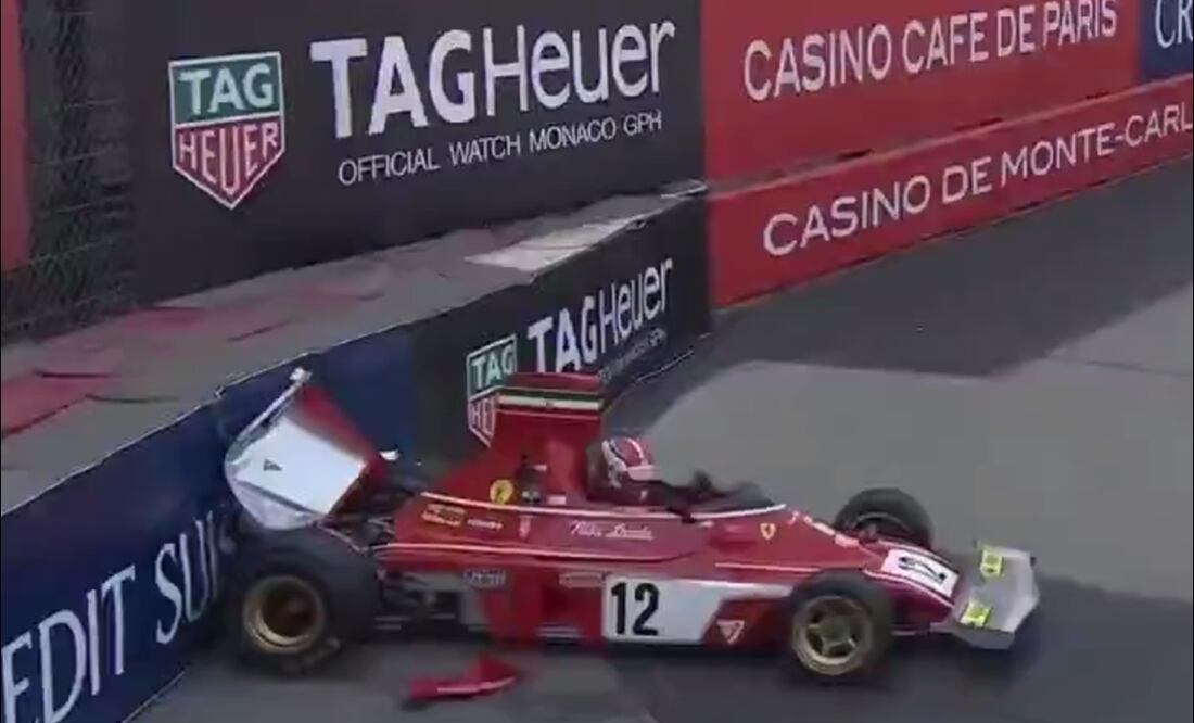 CHARLES LECLERC CHOCÓ UN HISTÓRICO MONOPLAZA DE NIKI LAUDA - FOTO: ESPECIAL