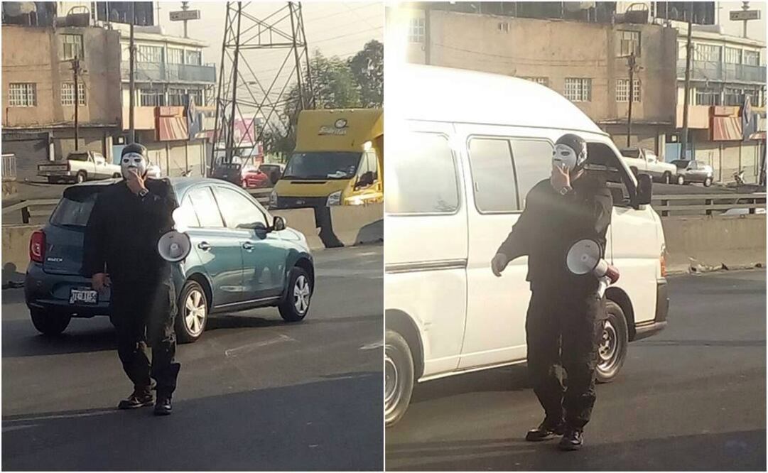 El enmascarado Mr. Cívico promueve civilidad entre automovilistas
