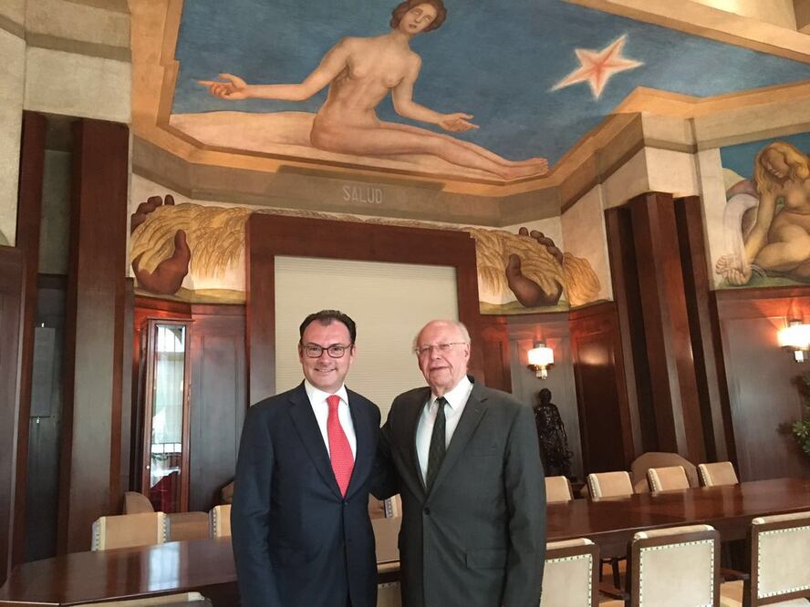 Foto: tomada de twitter de Luis Videgaray (@LVidegaray)