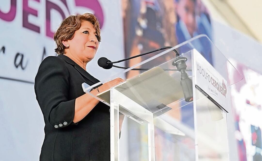 La gobernadora Delfina Gómez aseguró que este distribuidor vial beneficiará directamente a más de 2 millones de habitantes del Edomex y la GAM. Foto: Especial
