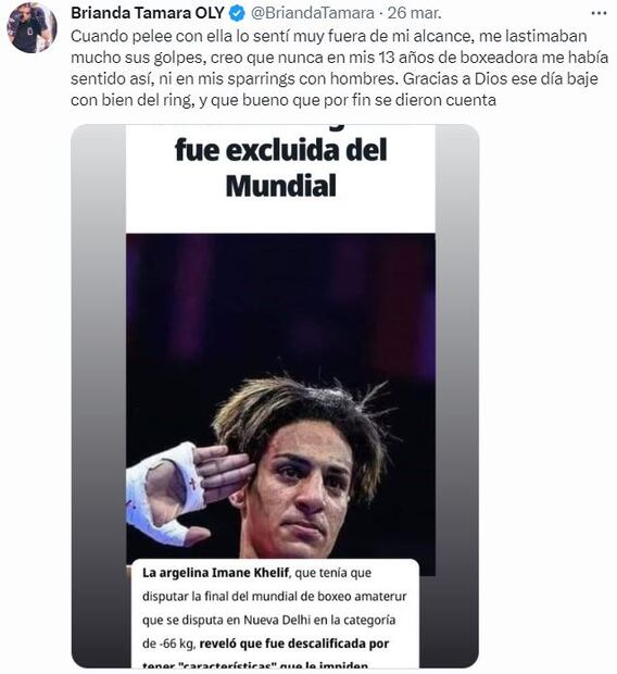 Brianda Cruz, boxeadora mexicana emitió su postura
