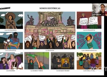 Cuestionan el orden representativo y simbólico patriarcal del espacio público y los monumentos