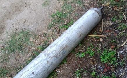 Encuentran cilindro de gas de cloro que fue robado en Michoacán