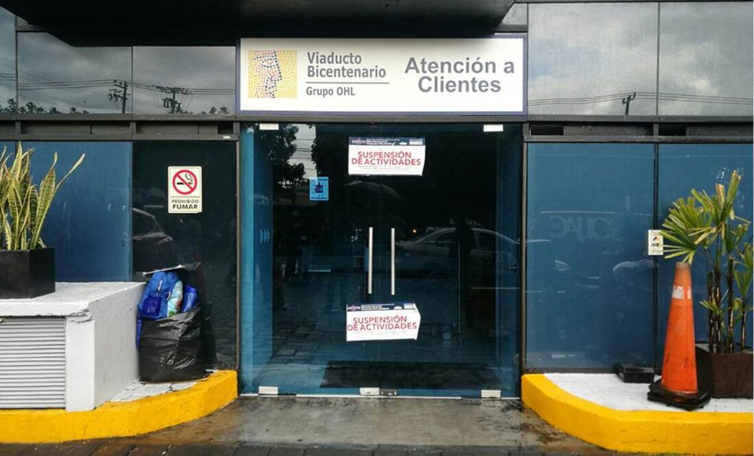 Suspenden oficinas de OHL en Edomex por incumplir con medidas de seguridad