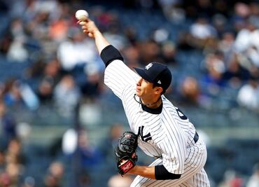 Luis Cessa releva una entrada en la victoria de los Yankees