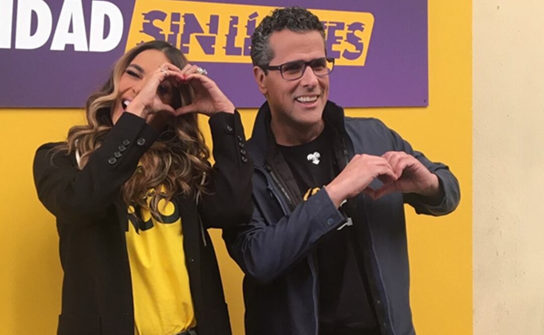 Galilea Montijo y Marco Antonio Regil. Foto: César Huerta/EL UNIVERSAL