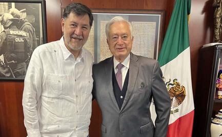 Manuel Bartlett visita a Noroña en el Senado; “un patriota, mi amigo”, expresa legislador