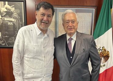 Manuel Bartlett visita a Noroña en el Senado; “un patriota, mi amigo”, expresa legislador