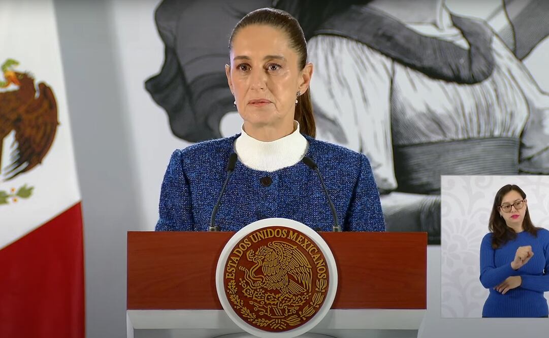 La Mandataria señaló que se trabaja para garantizar la seguridad en este periodo vacacional decembrino en Sinaloa. Foto: Captura