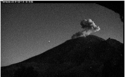 Volcán Popocatépetl registra exhalación tras sismo