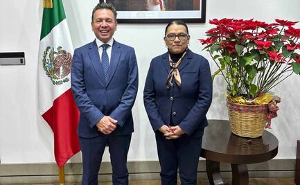 Rosa Icela Rodríguez sostiene encuentro con Pablo Lemus, gobernador electo de Jalisco; acuerdan mantener comunicación política