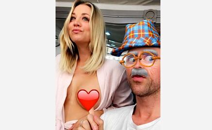 Kaley Cuoco escandaliza redes sociales por foto topless