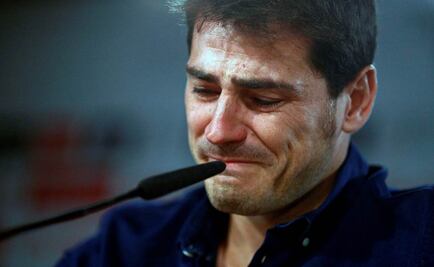 Casillas, entre lágrimas, se despide del Real Madrid