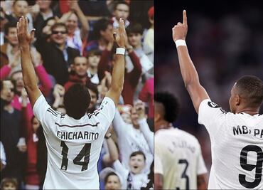 Kylian Mbappé alcanza estadística del Chicharito Hernández en el Real Madrid