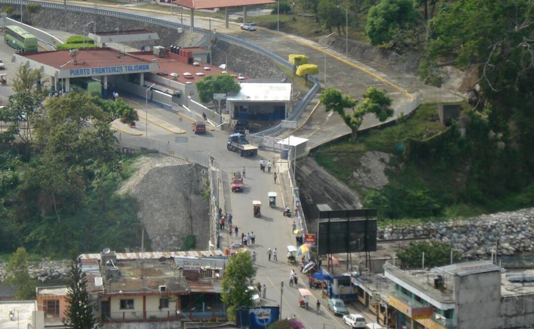 El puesto limítrofe de Talismán, en México, frente a la Frontera El Carmen, en Guatemala, está entre los principales puntos de ingreso de centroamericanos deportados desde suelo mexicano. (Archivo/José Meléndez)