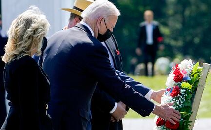 Biden defiende retiro de EU de Afganistán y pide "demostrar que las democracias funcionan" en 11-S