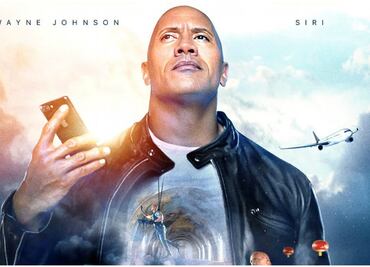 “The Rock” y Siri juntos en la nueva película de Apple