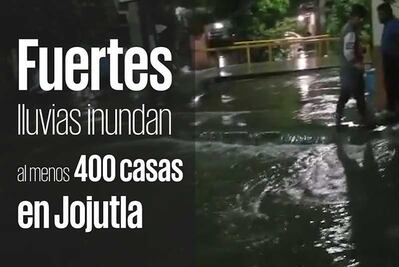 Fuertes lluvias inundan al menos 400 casas en Jojutla, Morelos