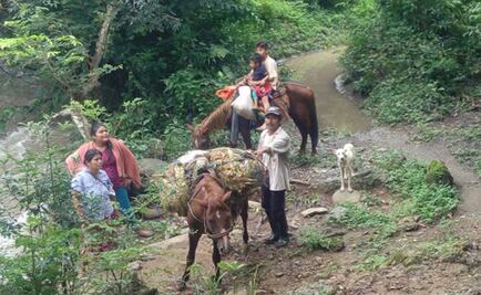 Familias dejan sus casas en Juchitán por fractura de cerro 