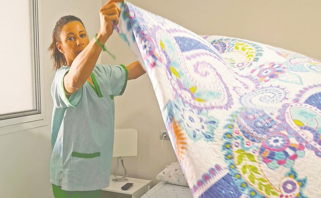 Lideresa. Myriam Barros es fundadora de Las Kellys, que agrupa a más de 3 mil trabajadoras en España (CORTESÍA LAS KELLYS)