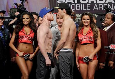 'Canelo' y Chávez Jr. vencen a la báscula
