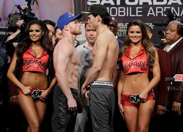 'Canelo' y Chávez Jr. vencen a la báscula