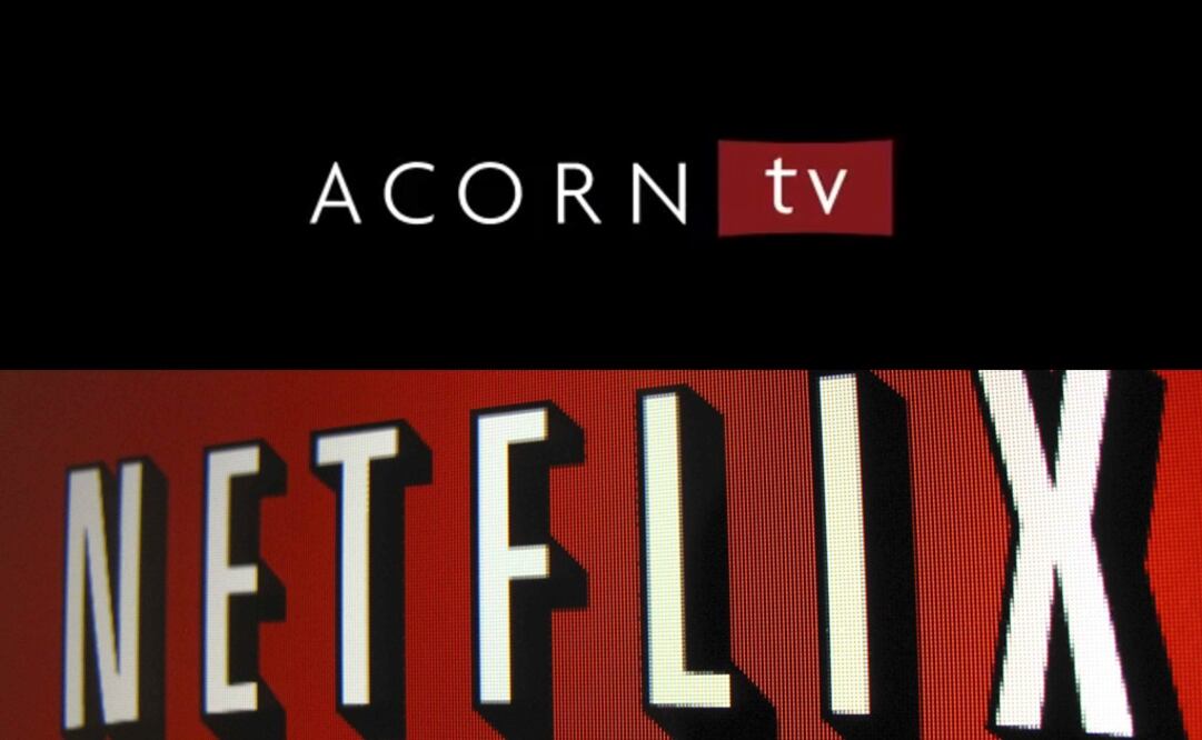 Acorn TV y netflix. (FOTO: Twitter y archivo. EL UNIVERSAL)