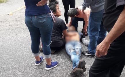 Pasajeros se oponen a asalto y abaten a ladrón en Naucalpan