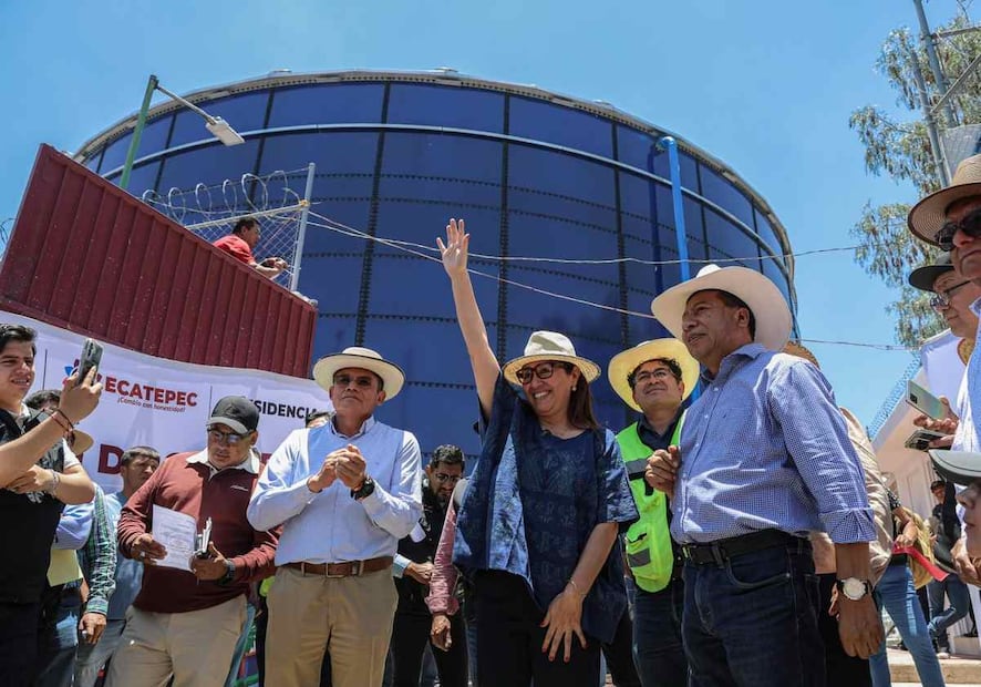 Azucena Cisneros Coss indicó que el siguiente paso será la reparación de fugas. Foto: Gabriel Pano / EL UNIVERSAL