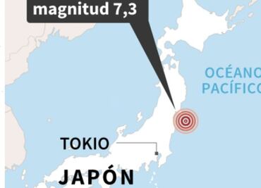 Sismo de 7.3 golpea Japón y genera alerta por posible tsunami