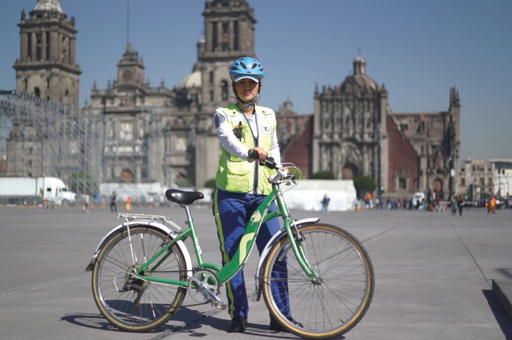 Primero, BiciERUM se aplicó a los paseos ciclistas de fines de semana sobre avenida Reforma y después se trasladó los siete días de la semana a la colonia Centro. (Fotos: ALEJANDRO ACOSTA)