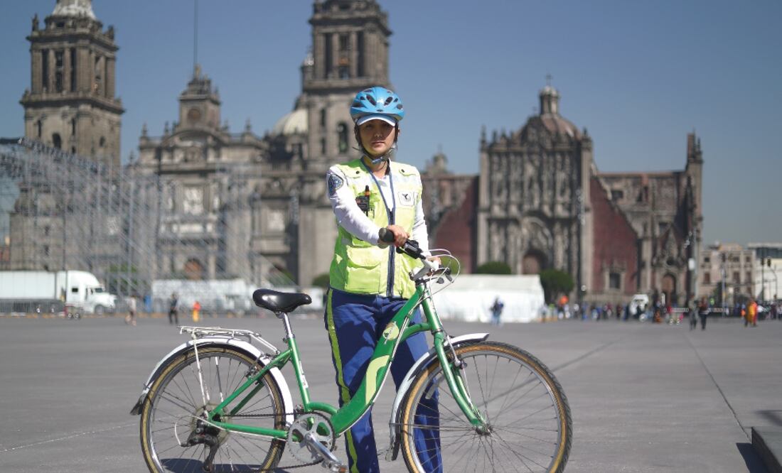 Primero, BiciERUM se aplicó a los paseos ciclistas de fines de semana sobre avenida Reforma y después se trasladó los siete días de la semana a la colonia Centro. (Fotos: ALEJANDRO ACOSTA)