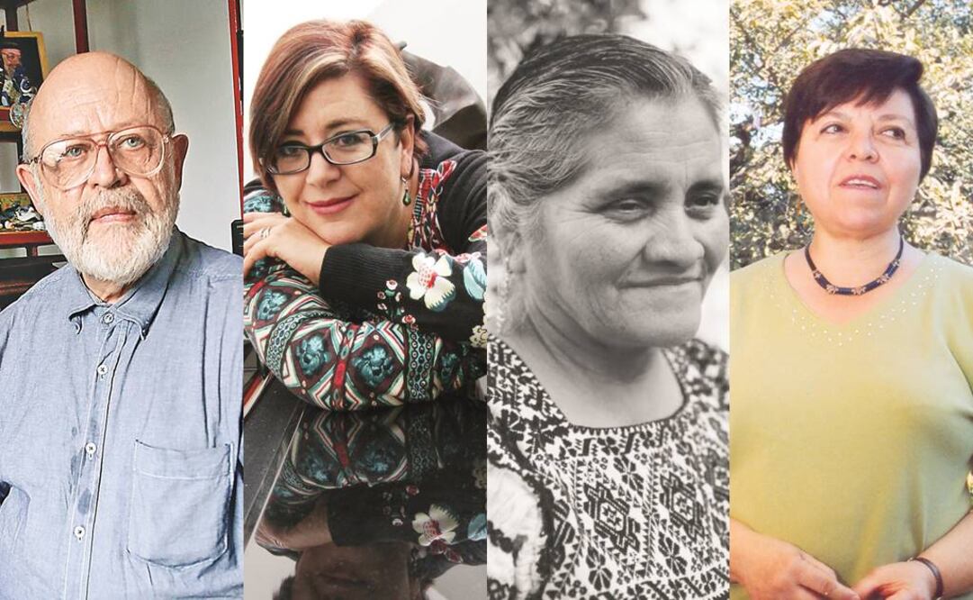 Aurelio de los Reyes. en Historia, Ciencias Sociales y Filosofía, Gabriela Ortiz Torres, en Bellas Artes, Manuela Cecilia Lino Bello, en Artes y Tradiciones Populares, Elsa Cross y Anzaldúa, en Lingüística y Literatura (ARCHIVO EL UNIVERSAL / SECRETARÍA )