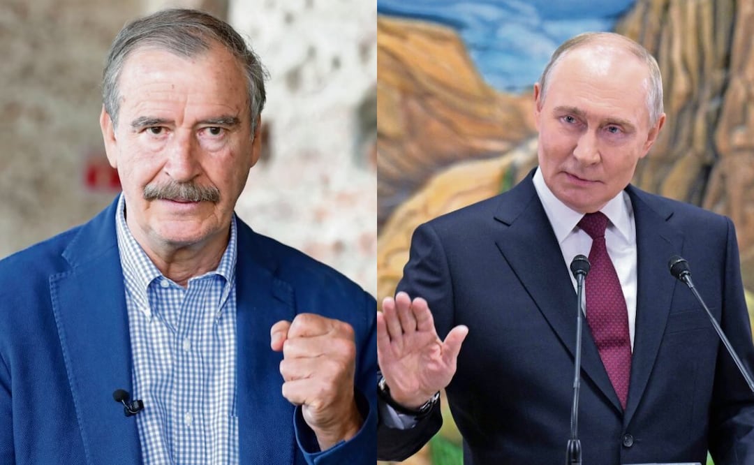 Vicente Fox narra cuando Putin lo dejó esperando por dos horas en el Kremlin. Foto: AFP y archivo / EL UNIVERSAL