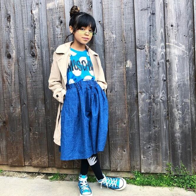 A su corta edad ya viste marcas de lujo. Foto: Instagram