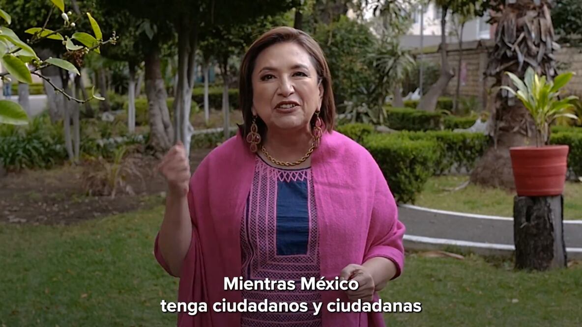 Xóchtil Gálvez. Foto: Captura de video