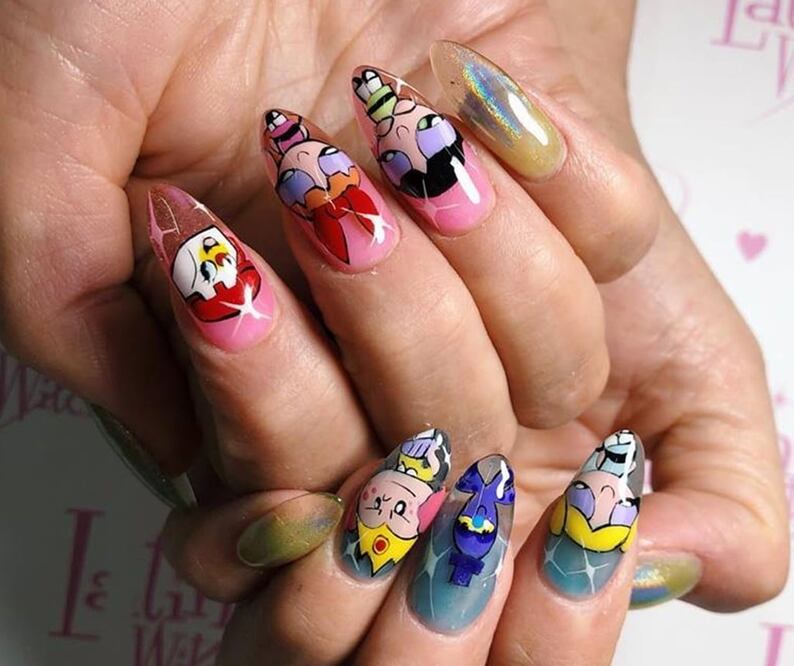 Las chicas superpoderosas en tus uñas / Foto: Facebook Latin Witch