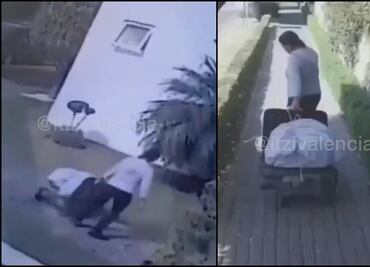 VIDEO. Captan a empleada doméstica robando caja fuerte con dinero y joyas en Puebla; víctimas reciben amenazas