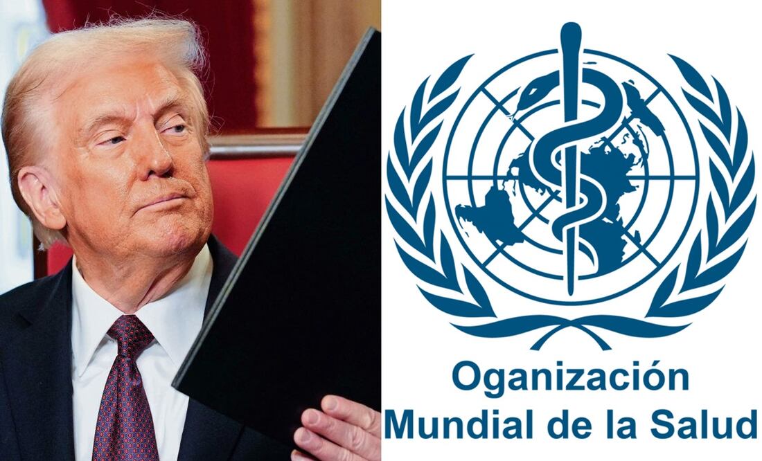 Donald Trump, firmó una orden ejecutiva que inició el proceso de retiro del Estados Unidos de la OMS. Foto: Archivo / EL UNIVERSAL