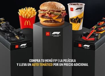 F1 en McDonald's; ¿cuánto cuesta el combo con juguete?